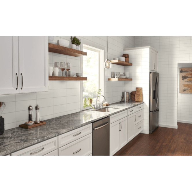 Classic Alabaster High Gloss 10cm x 30cm Wall Tile