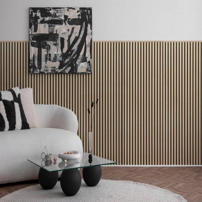 Classic Oak Acoustic Wood Panel 120cm x 60cm x 21mm
