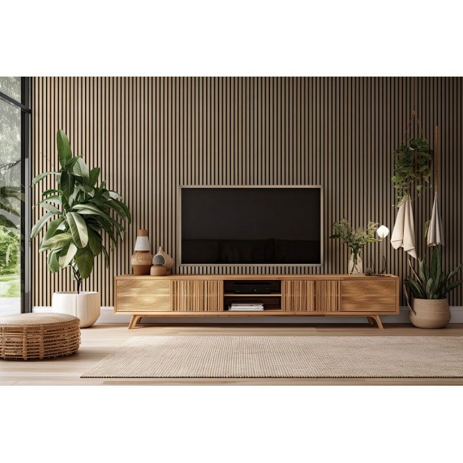 Classic Oak Acoustic Wood Panel 120cm x 60cm x 21mm