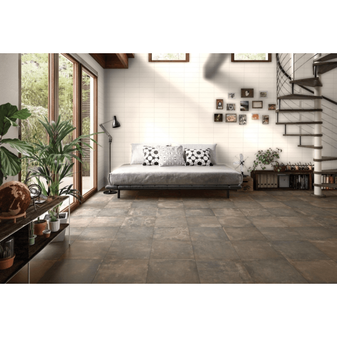 Classic Off White High Gloss 10cm x 30cm Wall Tile