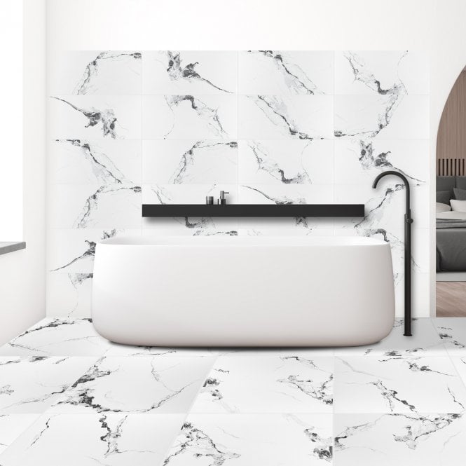 Classique 60cm x 60cm High Gloss Porcelain Wall & Floor Tile