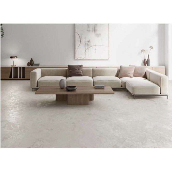 Made In Spain Cleon Ivory Semi Polished 60cm x 120cm Wall and Floor Tile