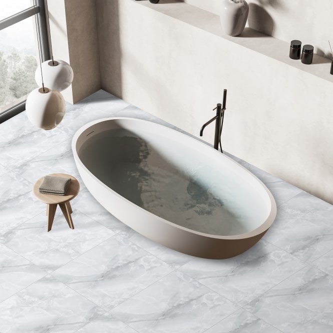 Cloud Onyx Grey Matt 80cm x 80cm Floor Tile