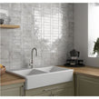 Equipe Coco Amber Grey 5cm x 15cm Wall Tile