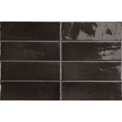 Equipe Coco Black Hat 5cm x 15cm Wall Tile
