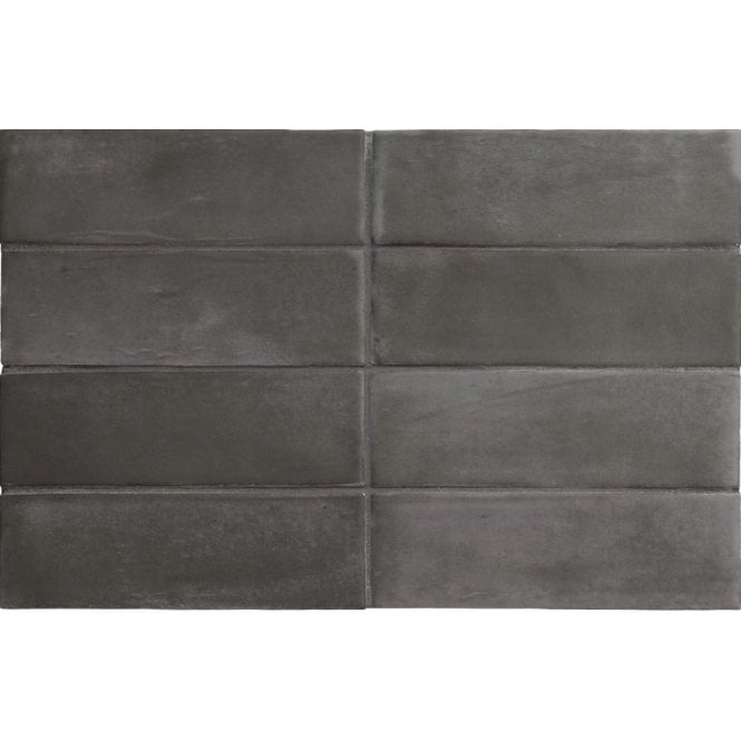 Equipe Coco Black Hat Matt 5cm x 15cm Wall Tile
