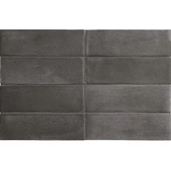 Equipe Coco Black Hat Matt 5cm x 15cm Wall Tile