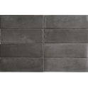 Equipe Coco Black Hat Matt 5cm x 15cm Wall Tile