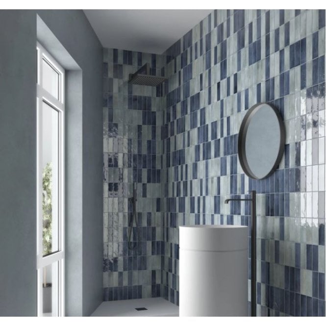 Equipe Coco Blue Grass Matt 5cm x 15cm Wall Tile & Floor Tile