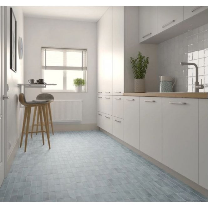 Equipe Coco Blue Grass Matt 5cm x 15cm Wall Tile & Floor Tile