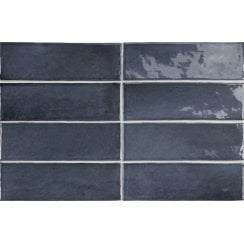 Equipe Coco Blue Night 5cm x 15cm Wall Tile