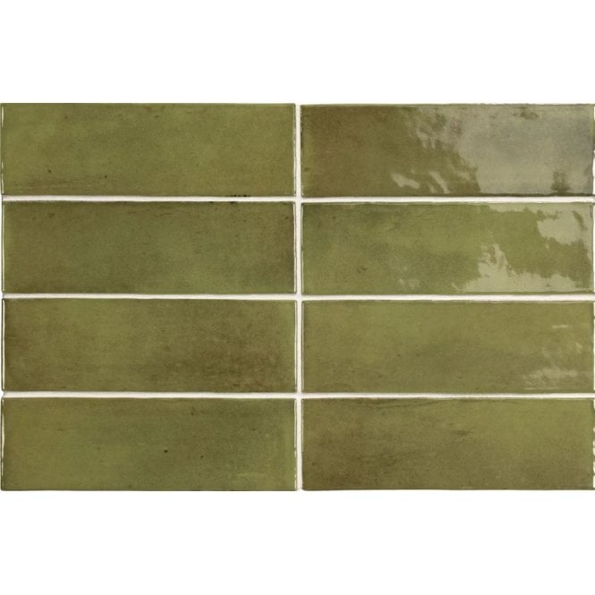 Equipe Coco Verd 5cm x 15cm Wall Tile