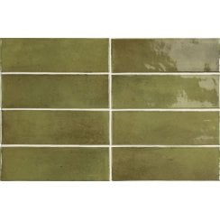 Equipe Coco Verd 5cm x 15cm Wall Tile