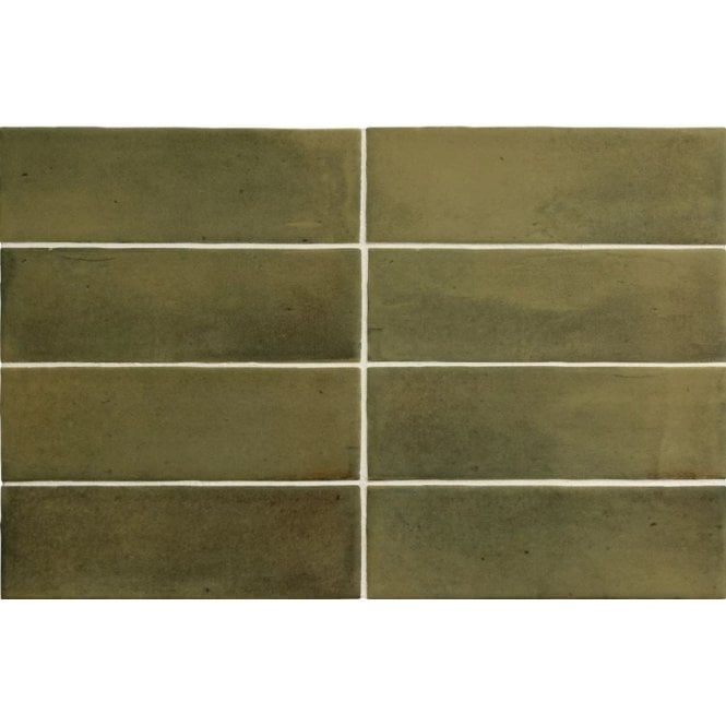 Equipe Coco Verd Matt 5cm x 15cm Wall & Floor Tile