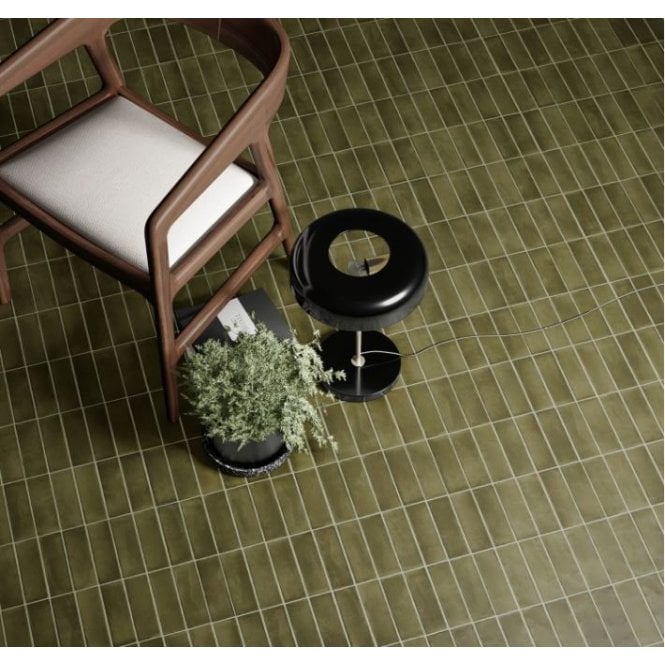 Equipe Coco Verd Matt 5cm x 15cm Wall & Floor Tile