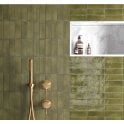 Equipe Coco Verd Matt 5cm x 15cm Wall & Floor Tile