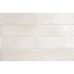 Equipe Coco White 5cm x 15cm Wall Tile