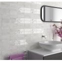 Equipe Coco White 5cm x 15cm Wall Tile