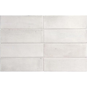 Equipe Coco White Matt 5cm x 15cm Wall Tile