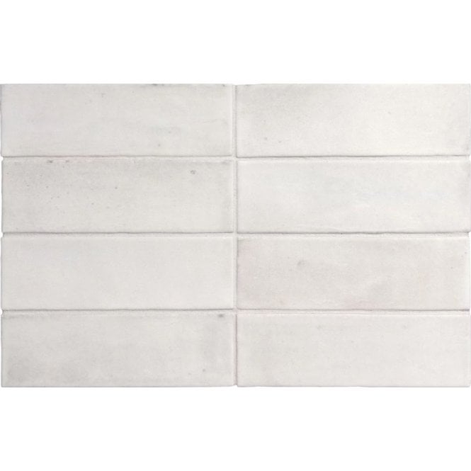 Equipe Coco White Matt 5cm x 15cm Wall Tile