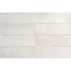 Equipe Coco White Matt 5cm x 15cm Wall Tile