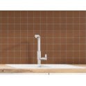 Coffee Large Square (5.2cm x 5.2cm) 32cm x 32cm Toto Mosaic