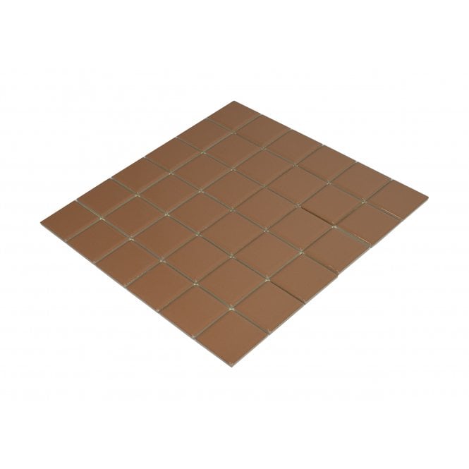 Coffee Large Square (5.2cm x 5.2cm) 32cm x 32cm Toto Mosaic