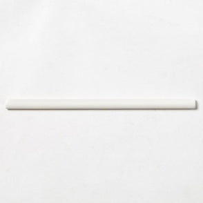 Colonial Quarter Round White Brillo 1.5cm x 30cm Wall Tile