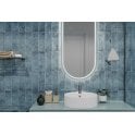 Como Blue 10cm x 30cm Wall Tile
