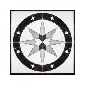 Compass 60cm x 60cm Floor Tile (4 tile set)