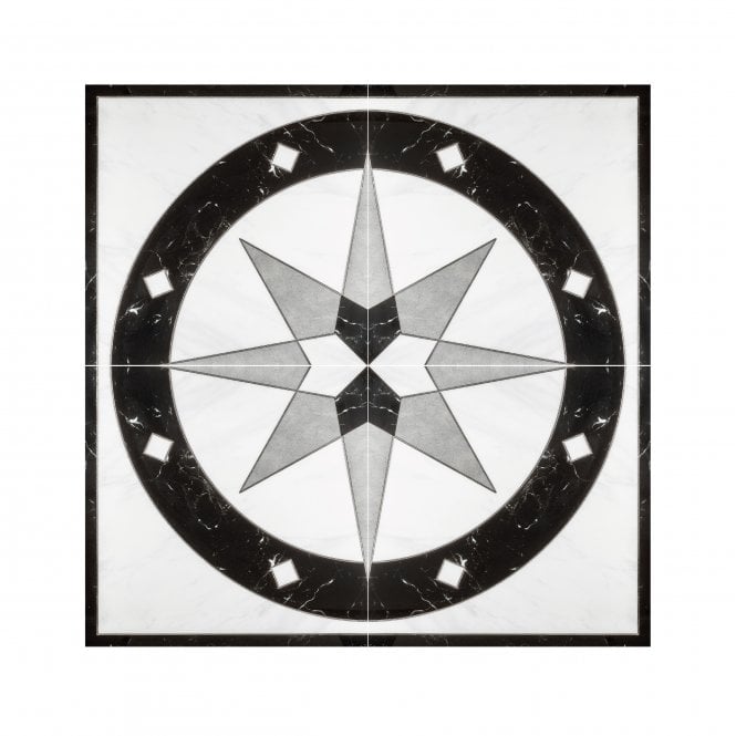 Compass 60cm x 60cm Floor Tile (4 tile set)