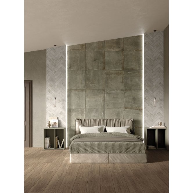 Italian Design Concrete Olive 60cm x 120cm Wall and Floor Tile