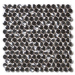 Convex Aluminium Silver 29.2cm x 29.2cm Mosaic Tile