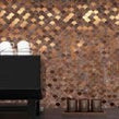 Copper Fan Mix 29cm x 29.6cm (6.2cm x 7.2cm) Mosaic Tile