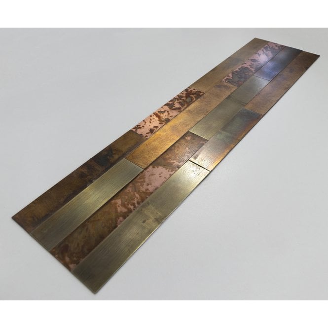 Copper Inferno 15cm x 60cm Peel & Stick Panel Tile