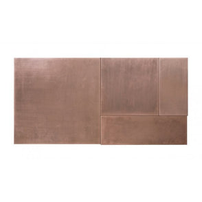 Copper Inferno Modular Peel & Stick 4 Panel Tile Set