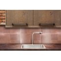 Copper Inferno Modular Peel & Stick 4 Panel Tile Set