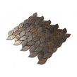 Copper Leaf Mix 30cm x 33.7cm (3.43cm x 7cm) Mosaic Tile
