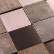 Copper Square Mix 30cm x 30cm (7.5cm x 7.5cm) Mosaic Tile