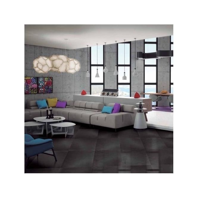 Azteca Ceramica Cosmic Sparkle Black 40cm x 80cm Wall & Floor Tile