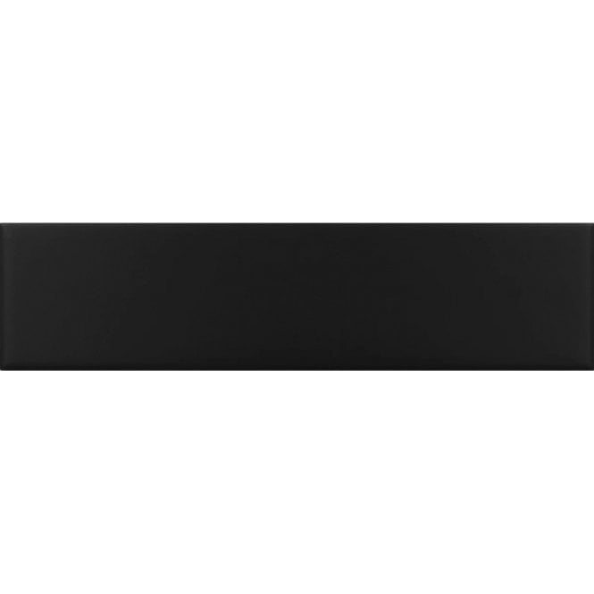 Equipe Costa Nova Matt Black 5cm x 20cm Wall Tile