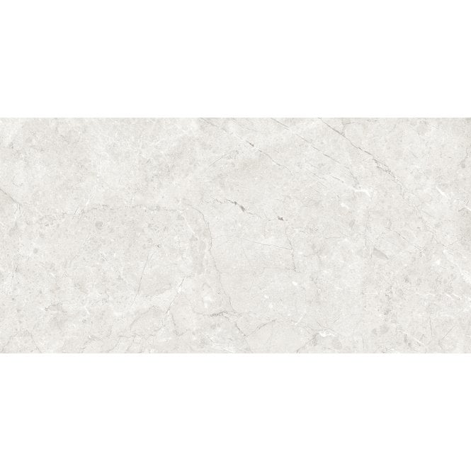 Cosy Snow White Polished 60cm x 120cm Wall and Floor Tile