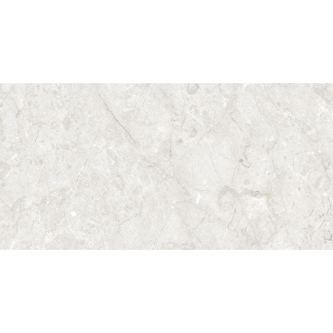 Cosy Snow White Polished 60cm x 120cm Wall and Floor Tile