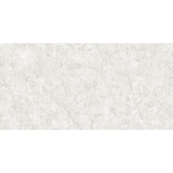 Cosy Snow White Polished 60cm x 120cm Wall and Floor Tile