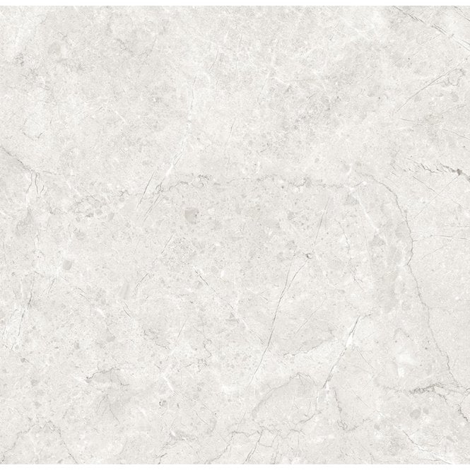 Cosy Snow White Polished 60cm x 60cm Floor Tile