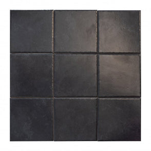 Cotti Black 15cm x 15cm Wall Tile