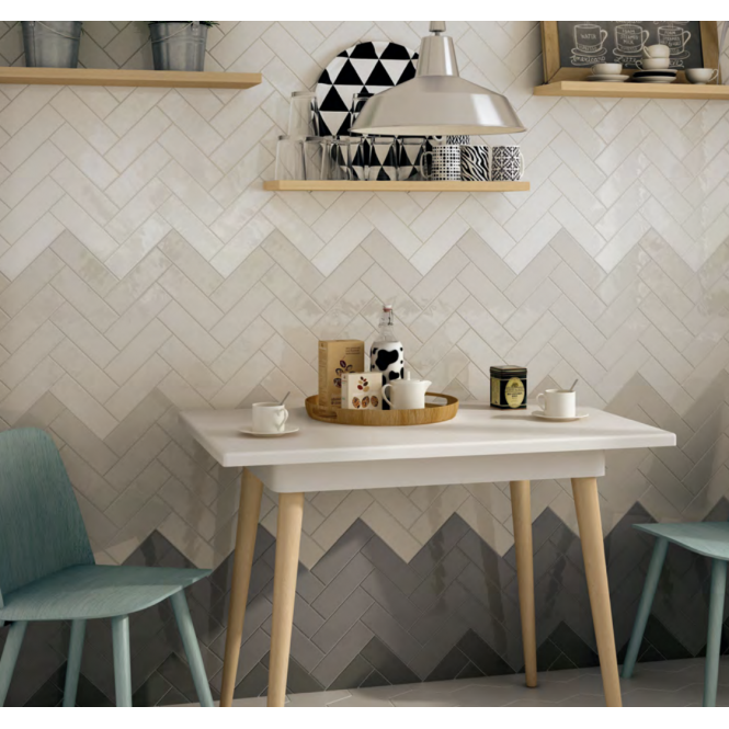 Equipe Country Blanco 6.5cm x 40cm Wall Tile
