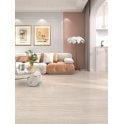 Country White Peel and Stick Vinyl Floor Tile 91.4cm x 15.2cm (2.5 Sq/M Per Pack)