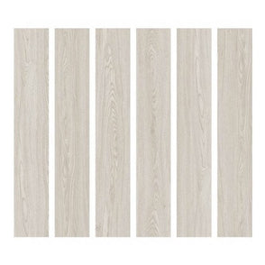Country White Peel and Stick Vinyl Floor Tile 91.4cm x 15.2cm (2.5 Sq/M Per Pack)