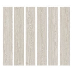 Country White Peel and Stick Vinyl Floor Tile 91.4cm x 15.2cm (2.5 Sq/M Per Pack)